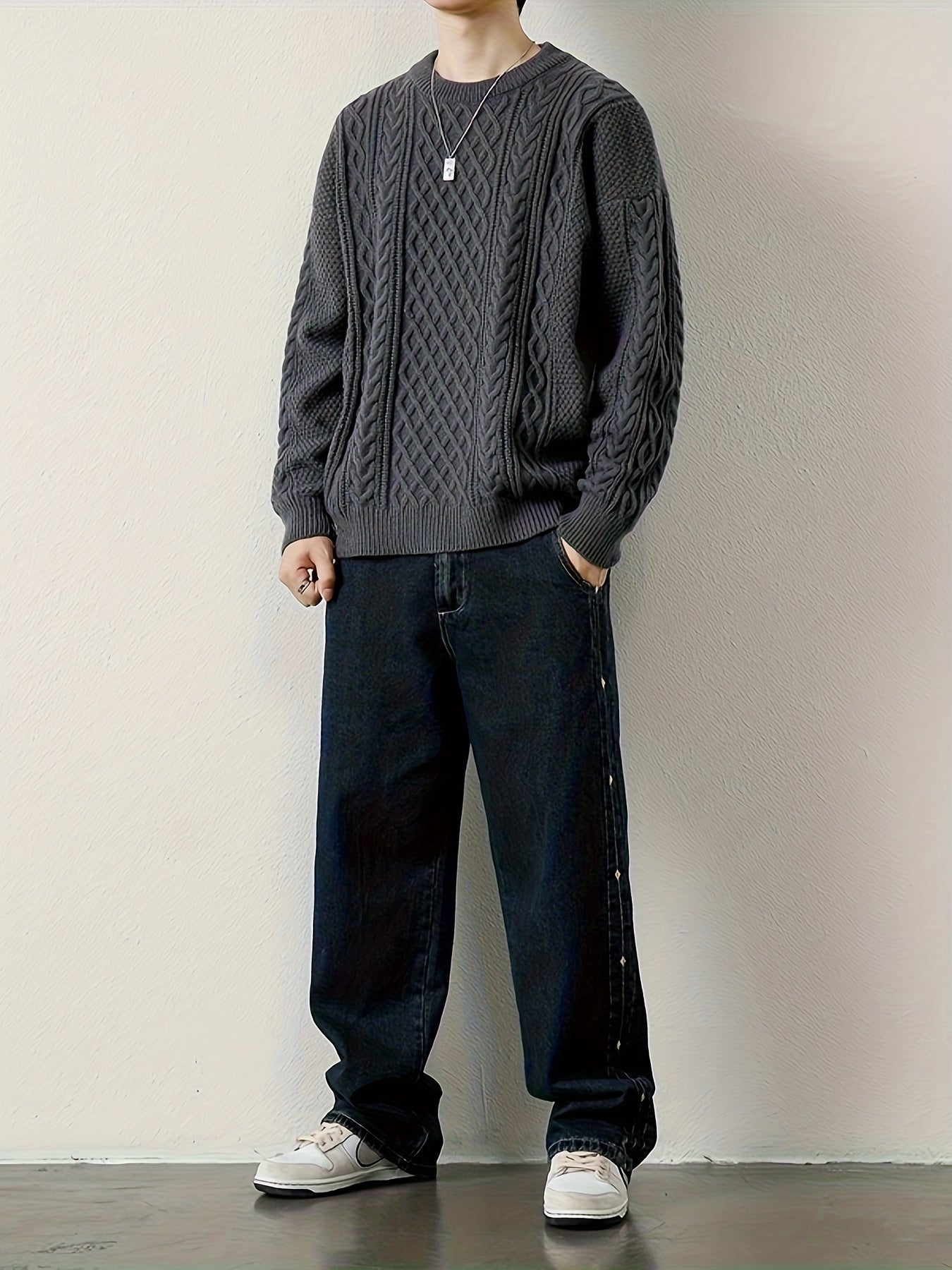 Hawthorne Kabelstrickpullover