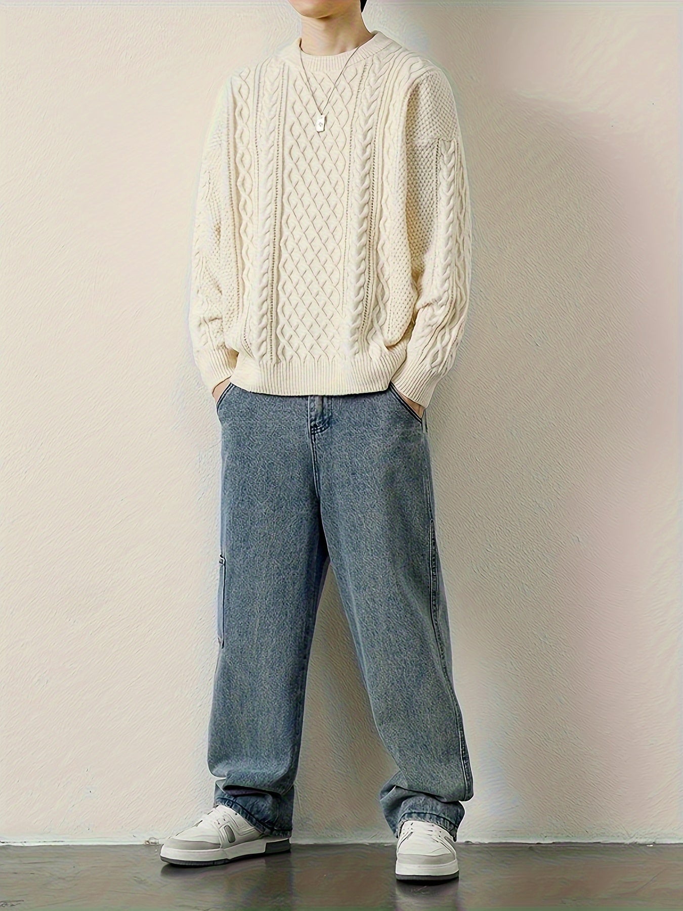 Hawthorne Kabelstrickpullover