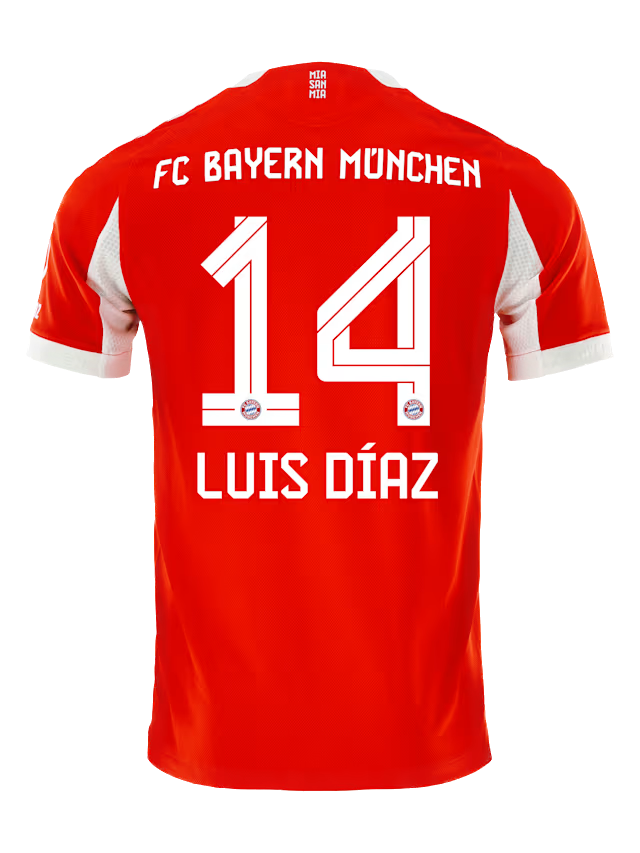 Bayern München 2025/26 LUIS DIAZ 14 Heimtrikot