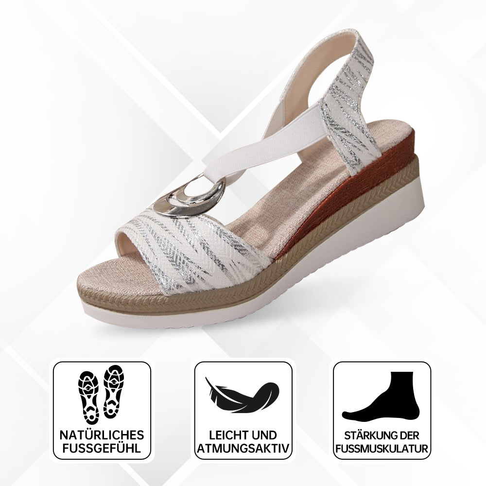 Orthopädische, Stilvolle Keilsandalen Für Zusätzlichen Bequemlichkeit