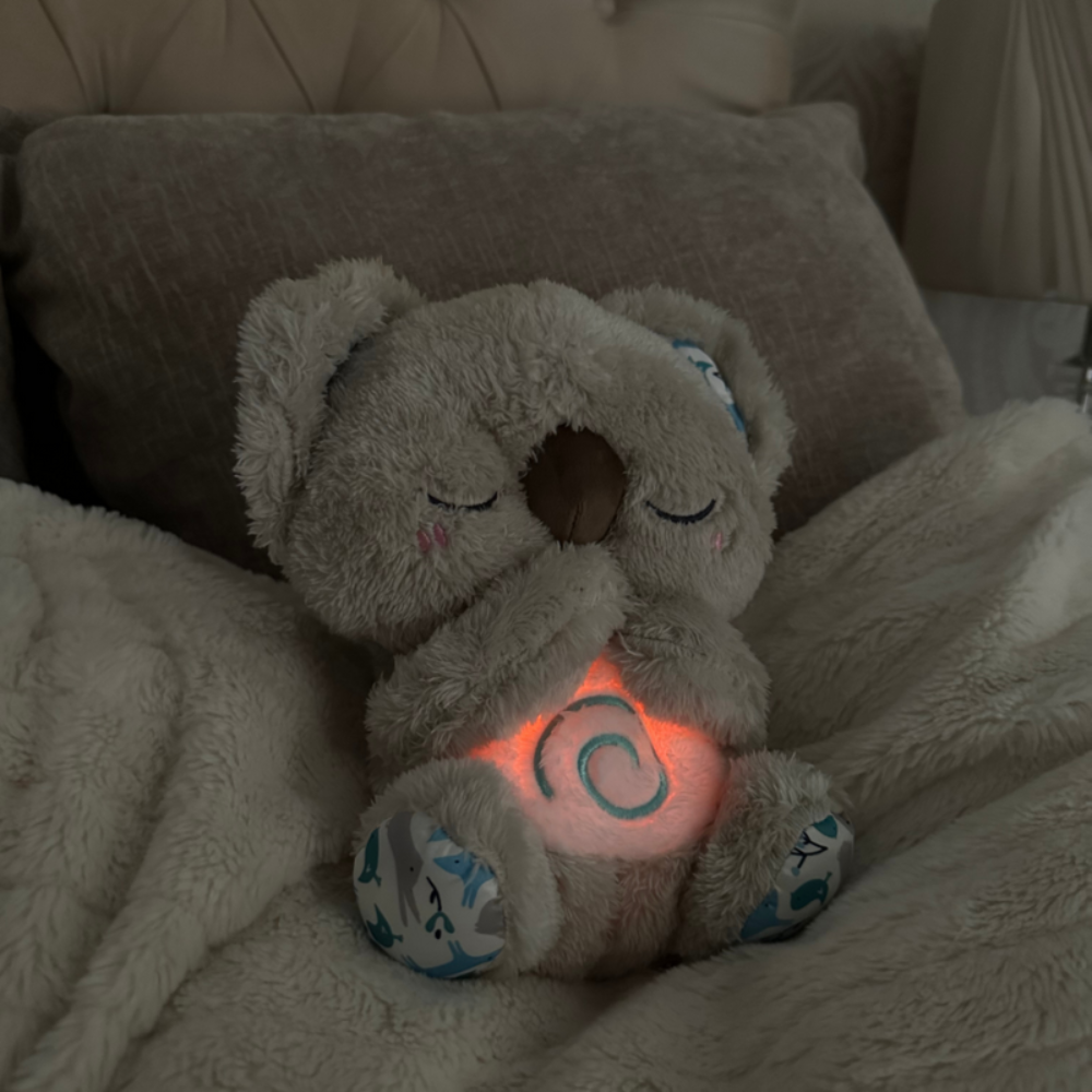 Kuscheltier Schlafhilfe Koala mit Atemfunktion Sanftes Licht