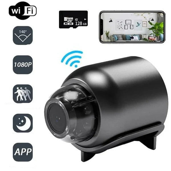 LuxVision Elite Mini Kamera | 1080P HD Drahtlose Überwachung für diskrete Überwachung