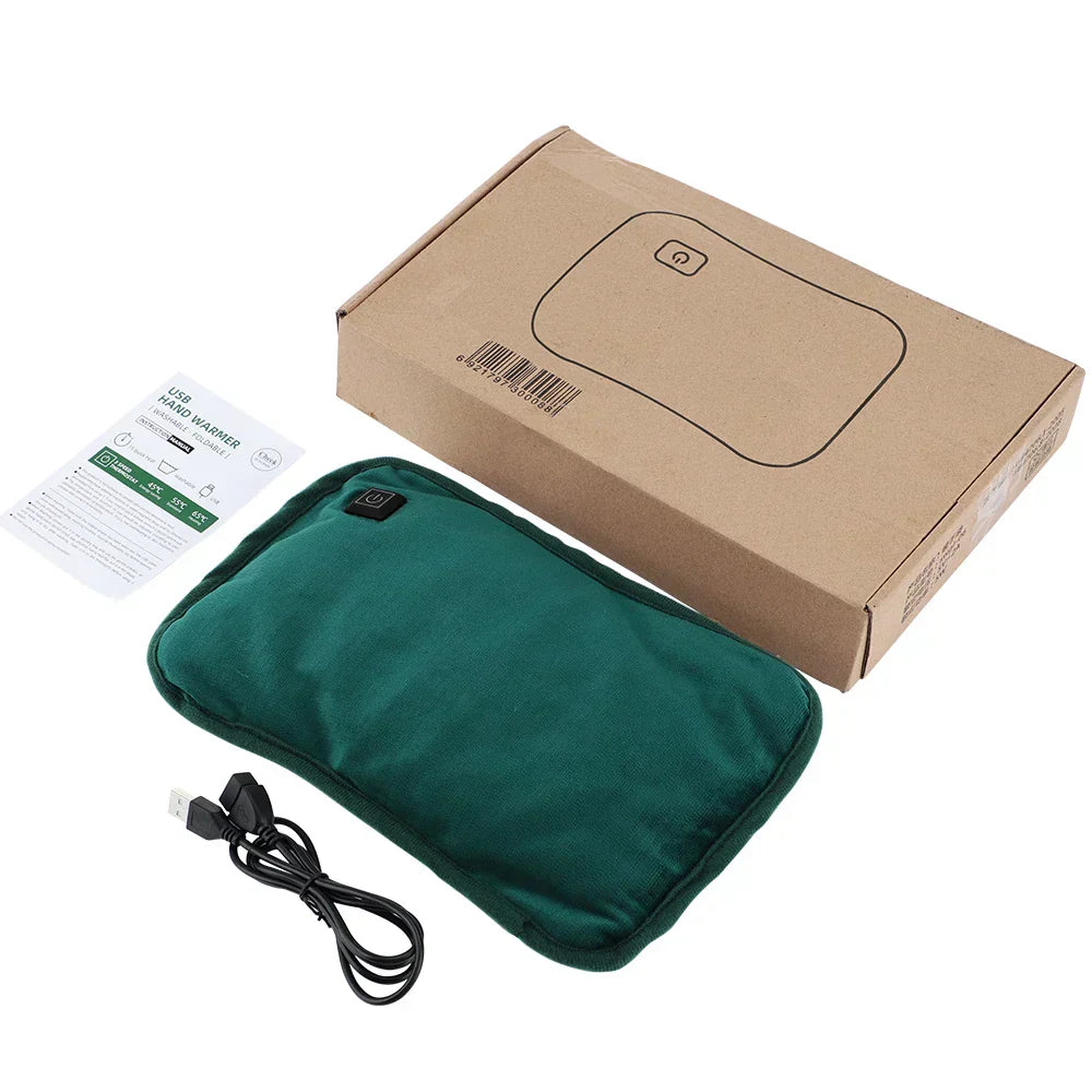 Ripob | Tragbare Graphen-Heizdecke | USB Wiederaufladbar | 3 Temperaturstufen | Ergonomischer Hand- & Bauchwärmer | Mit intelligenter automatischer Abschaltung