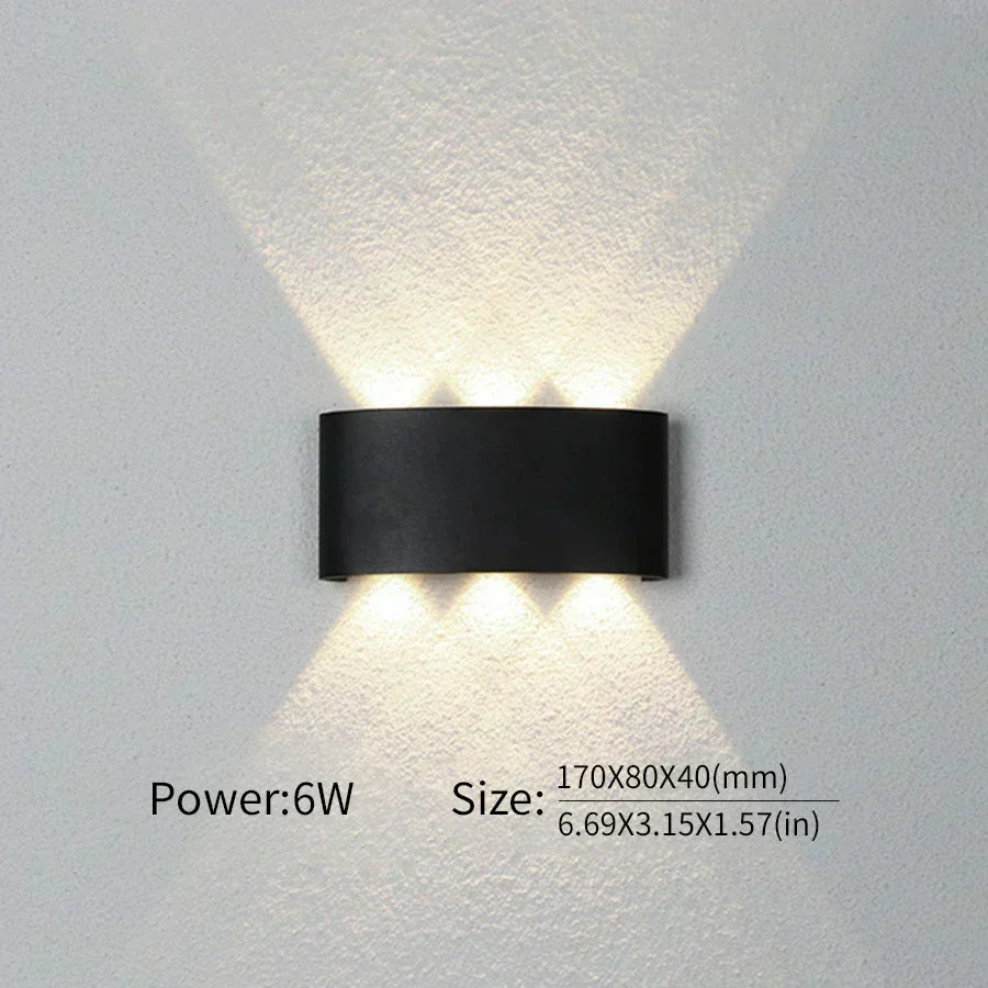 Moderne Beleuchtung, Innen oder Außen: Die vielseitige LED-Wandleuchte