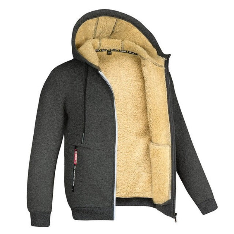 Herren Strickzipper – Warme Winterlage mit weichem Innenfutter