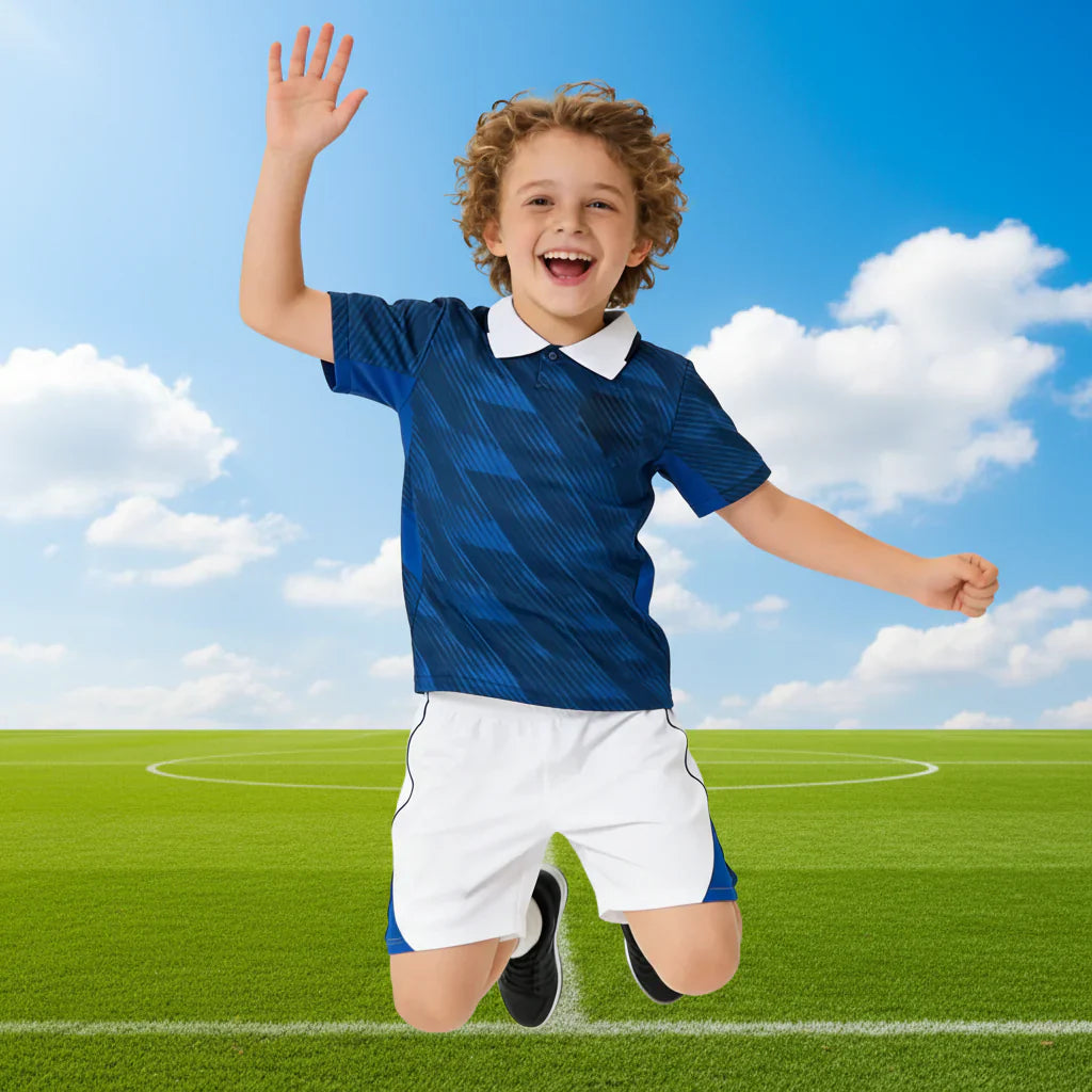 Frankreich Weltmeisterschaft Trikot 2026 Kinder Set Fußballset