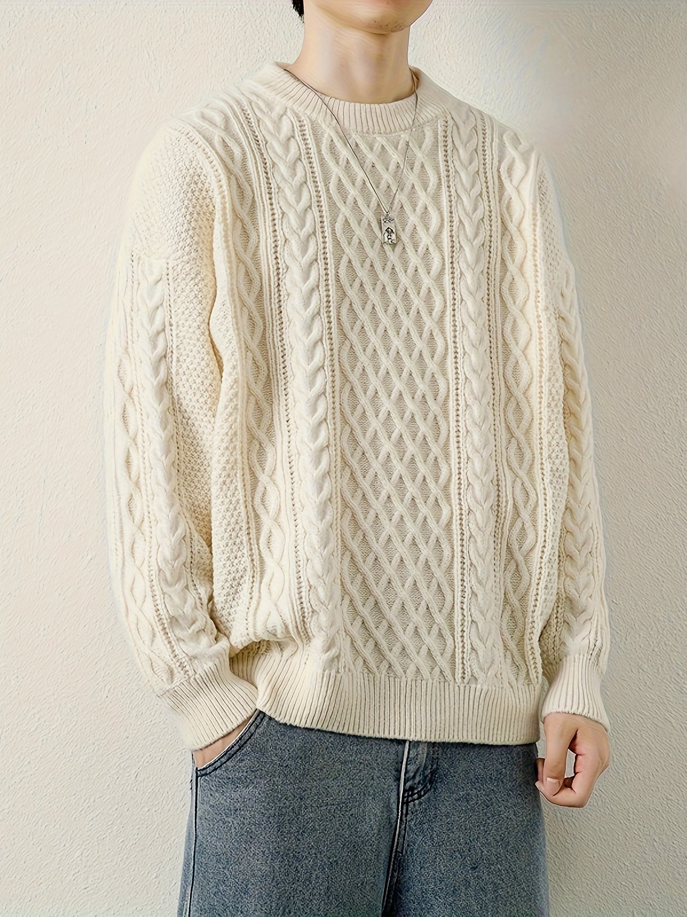 Hawthorne Kabelstrickpullover