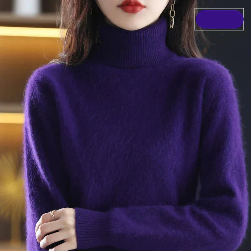 Weicher Rollkragenpullover aus Kaschmir | Damen