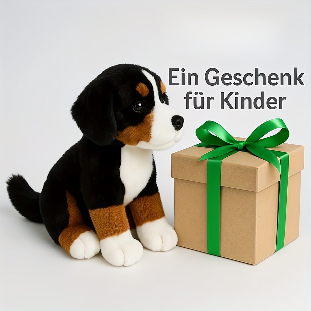 Bernhardiner Plüschspielzeug | Realistisches Hundestofftier | SoftBernie