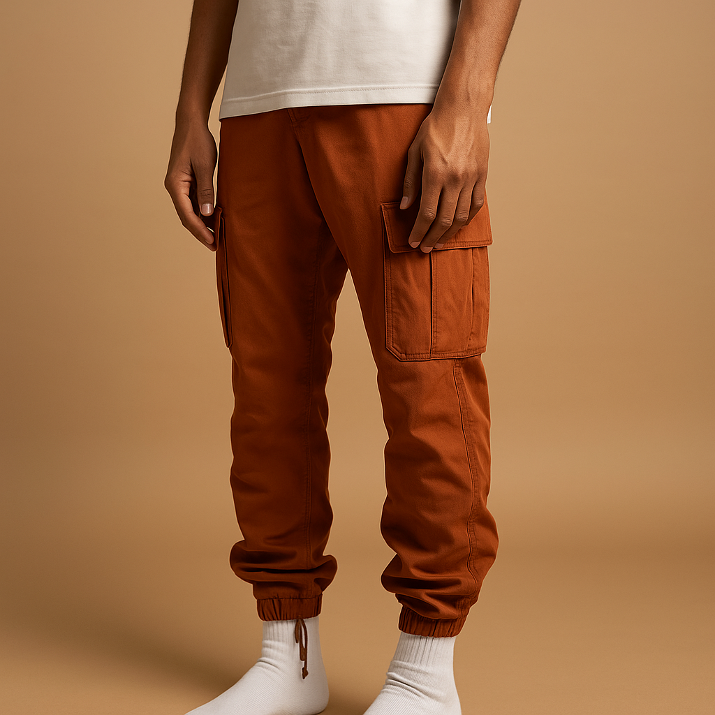 Herren Cargo-Hosen im Regular Fit – Funktionales Design mit mehreren Taschen