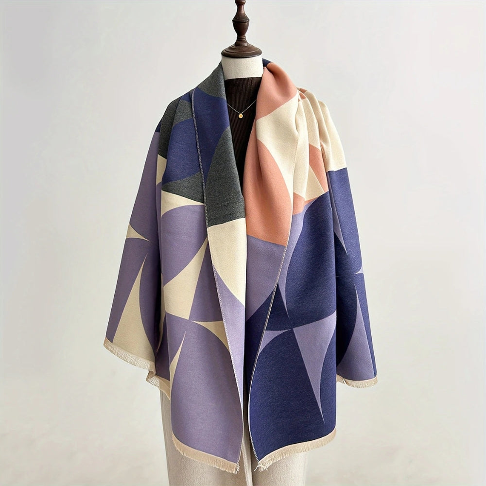 Damen Poncho | Moderner Winterschal | Lunessa