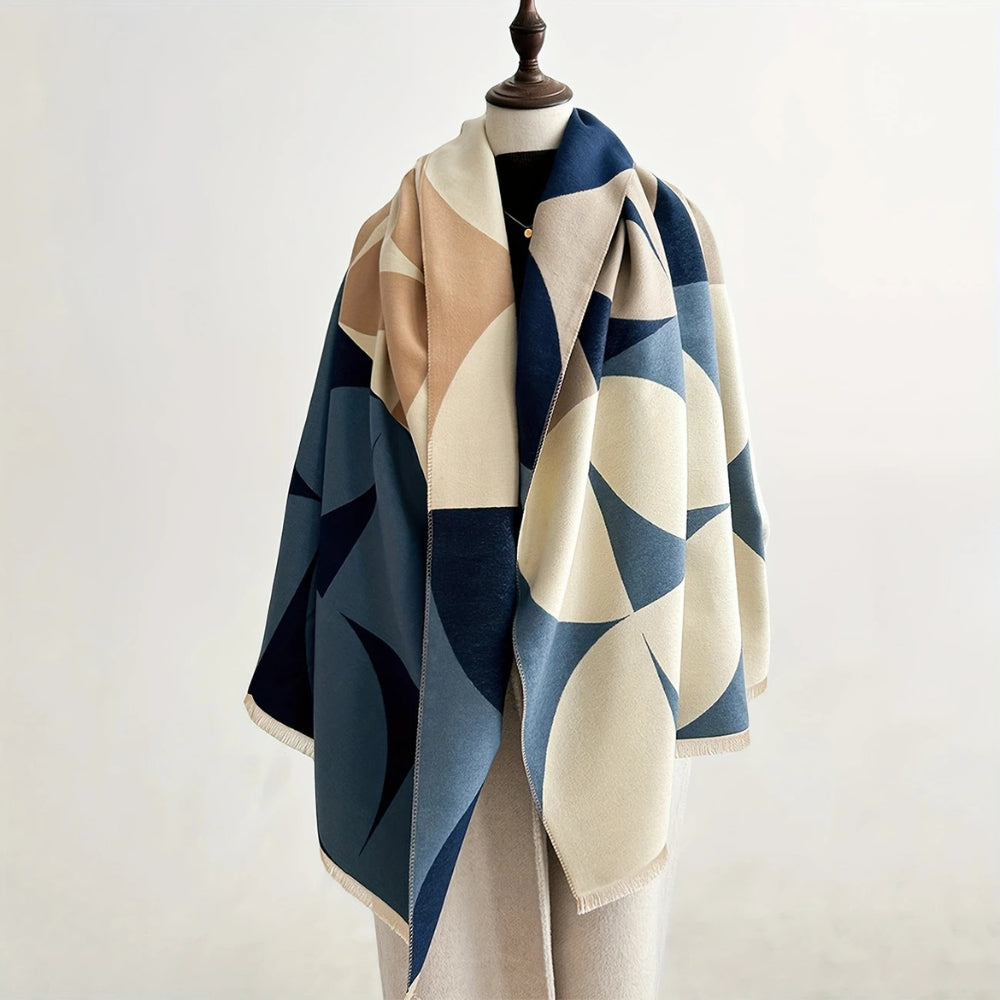 Damen Poncho | Moderner Winterschal | Lunessa
