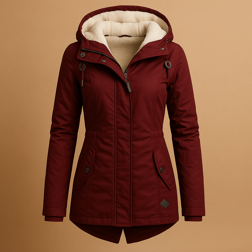 Damen langer Wintermantel – Elegantes und warmes Design