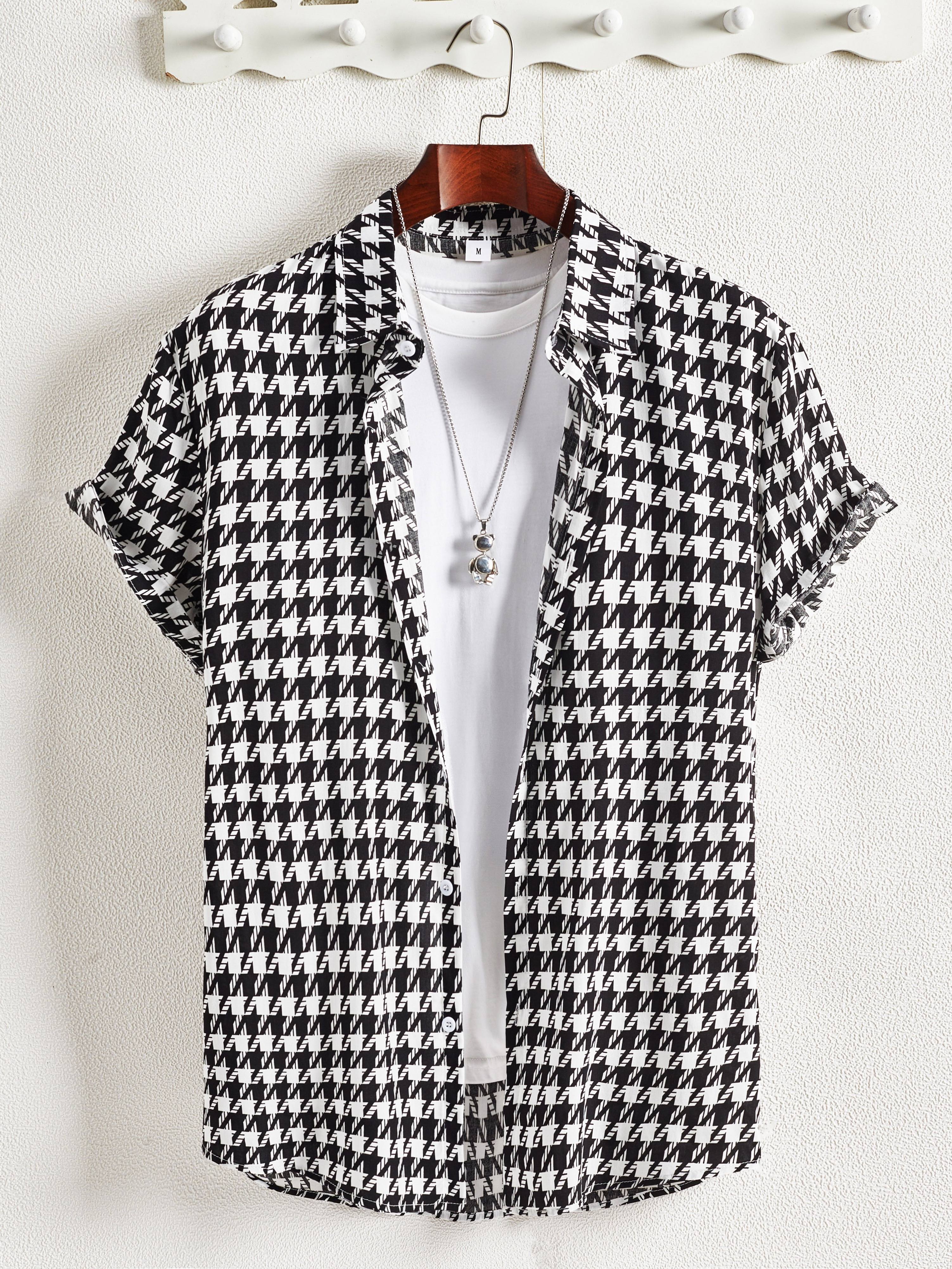 Monte Carlo Hahnentritt Button-Up