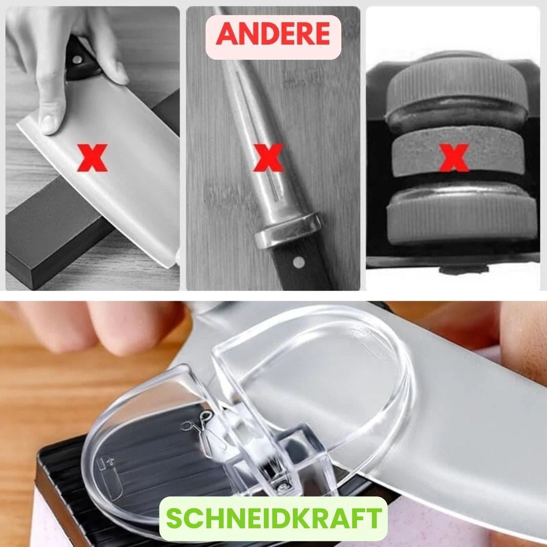 Messerschärfer | Einfaches Messerschärfen | Elektrischer Messerschleifer | Scheidkraft