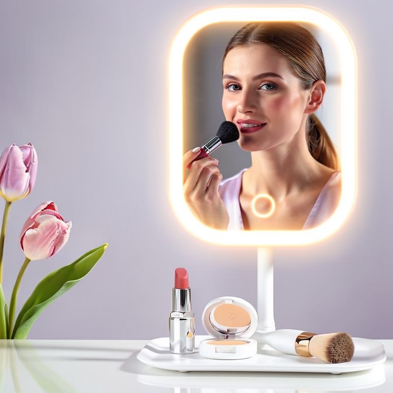 Makeup-Spiegel mit Licht | LED-Kosmetikspiegel mit Beleuchtung | Beautiq