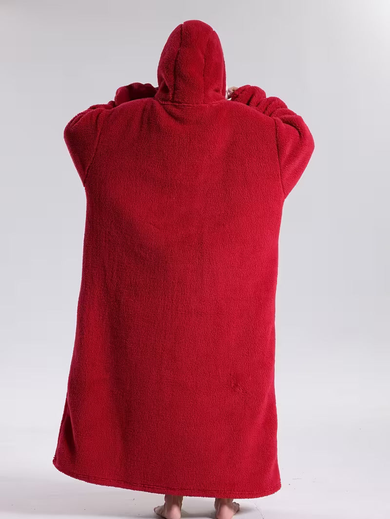 Kapuzendecke | Decke mit Ärmeln | Tragbare Decke Hoodie | WarmHood