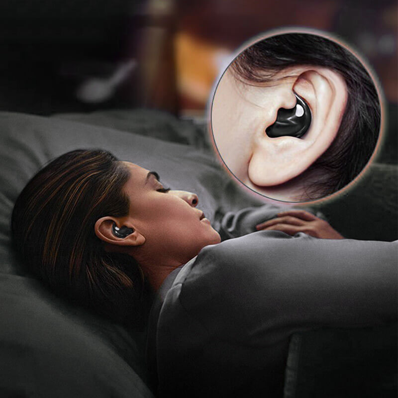 Unsichtbare drahtlose Schlafkopfhörer IPX5 wasserdicht