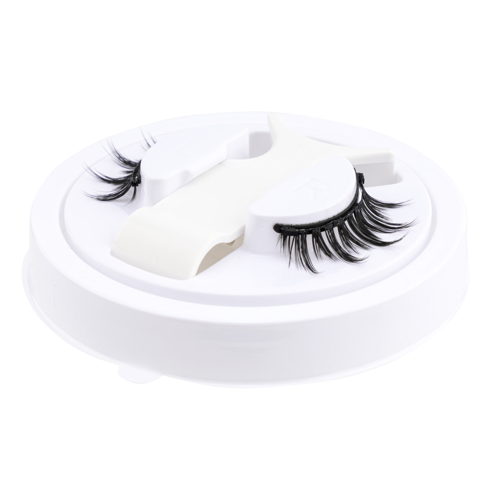 Ripob | Professionelles Magnet-Wimpern-Set | Kleberfrei & Wiederverwendbar | 3D Volumeneffekt | Inklusive Präzisionsapplikator | Wind- & Wasserfest | Hypoallergen