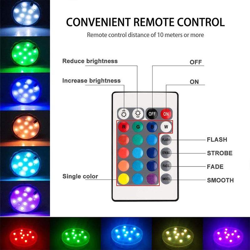 Fernbedienung Wasserdichte Magnetische Saugnapf LED Lampe