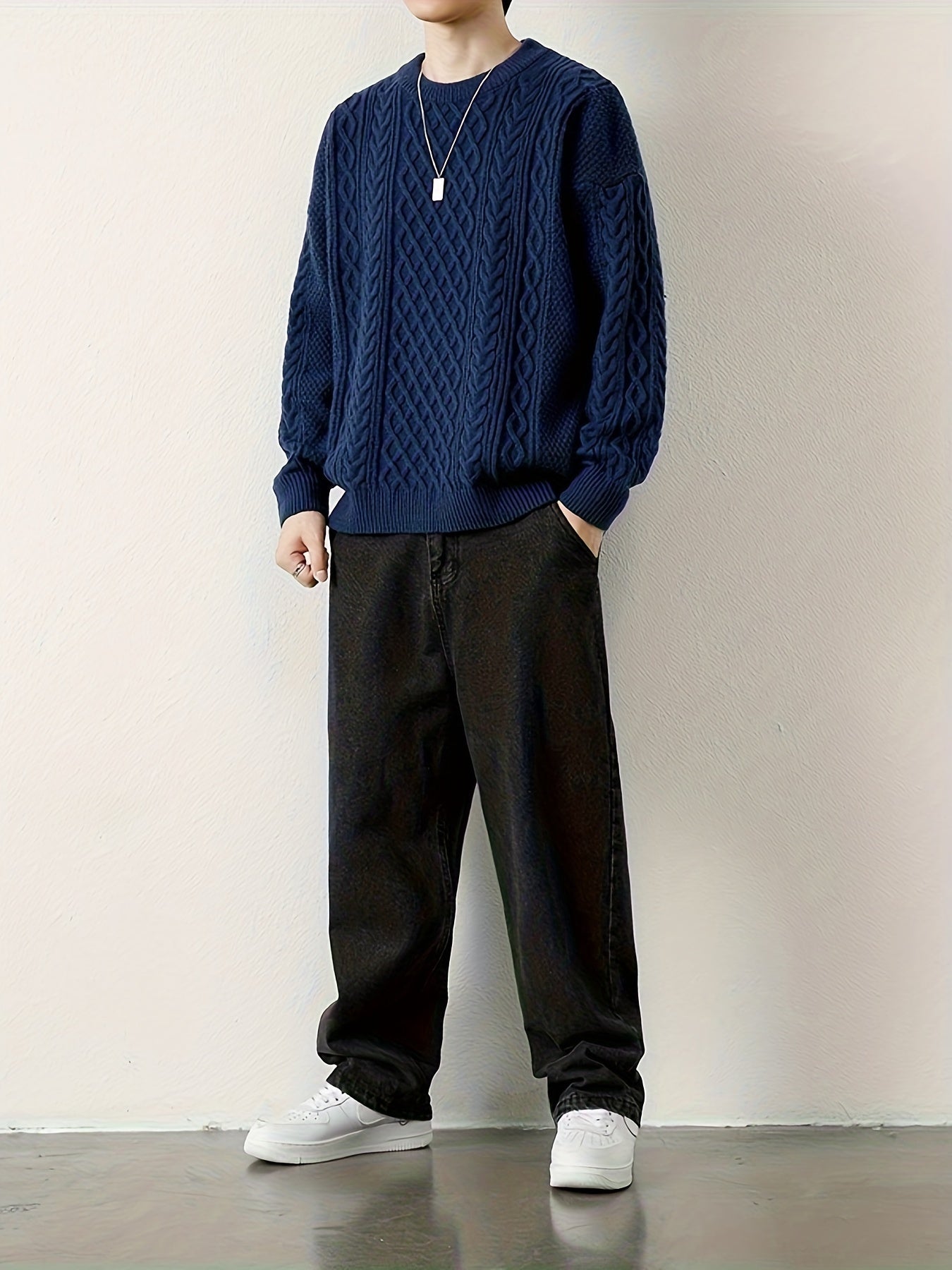 Hawthorne Kabelstrickpullover