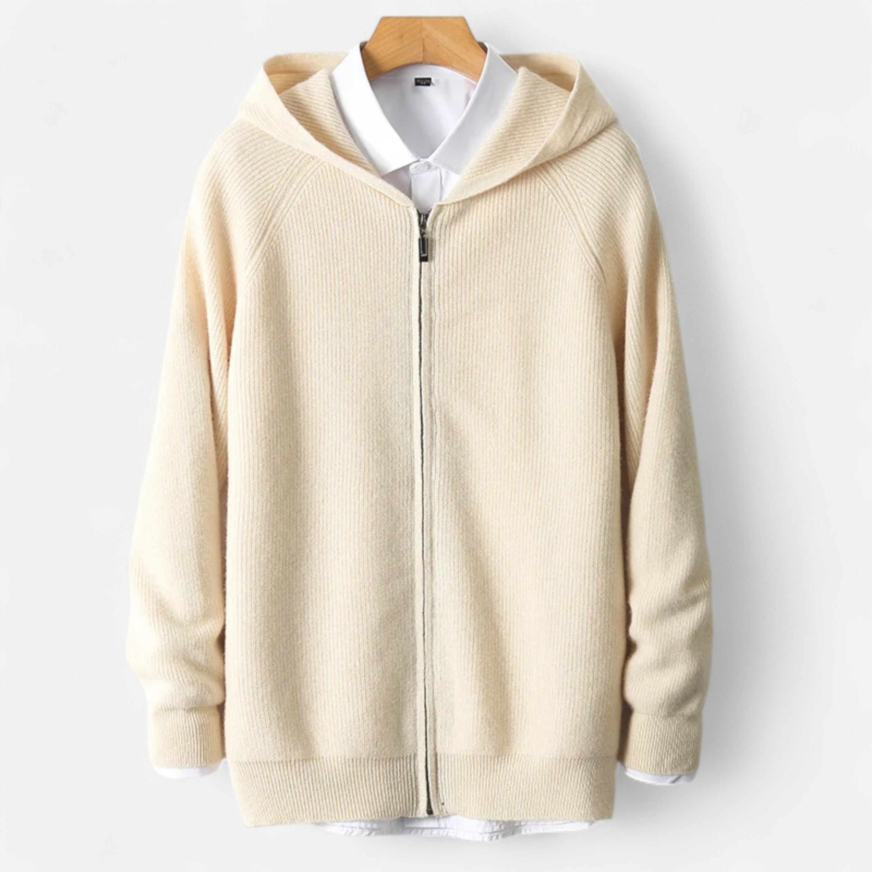 Herren Kapuzenpullover mit Reißverschluss | Warm, Raffiniert & Ideal für kalte Jahreszeiten