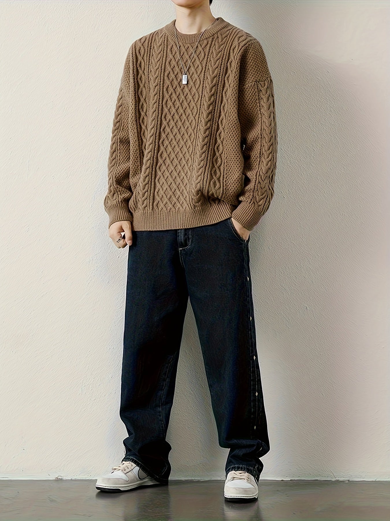 Hawthorne Kabelstrickpullover