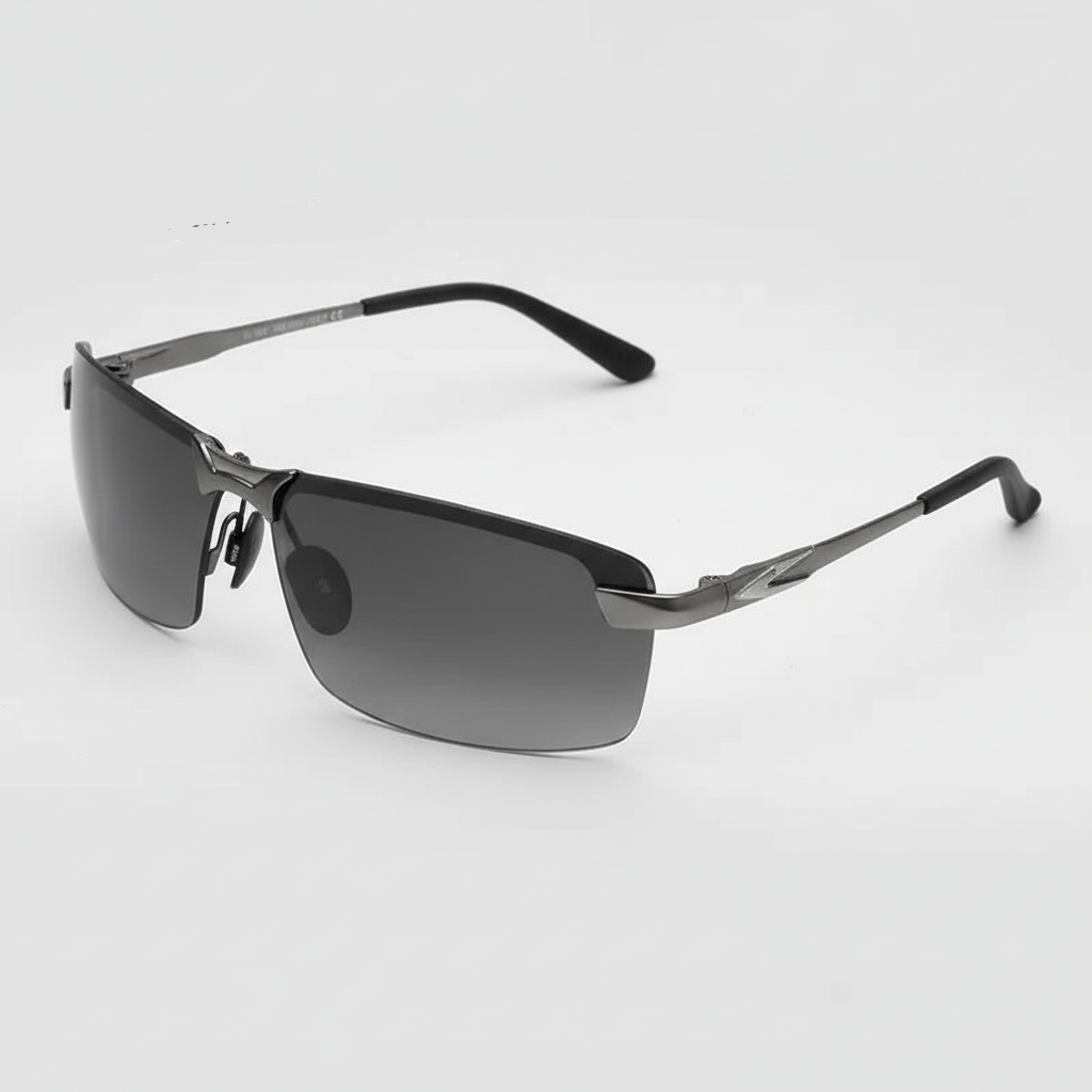 Ripob | Polarisierte photochrome Sonnenbrille | UV400 Schutz | Automatische Lichtanpassung (Tag & Nacht) | Intelligente Blendreduzierung für Fahrer & im Freien