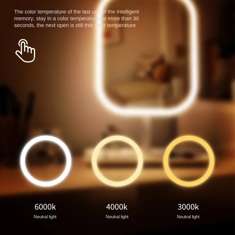Makeup-Spiegel mit Licht | LED-Kosmetikspiegel mit Beleuchtung | Beautiq