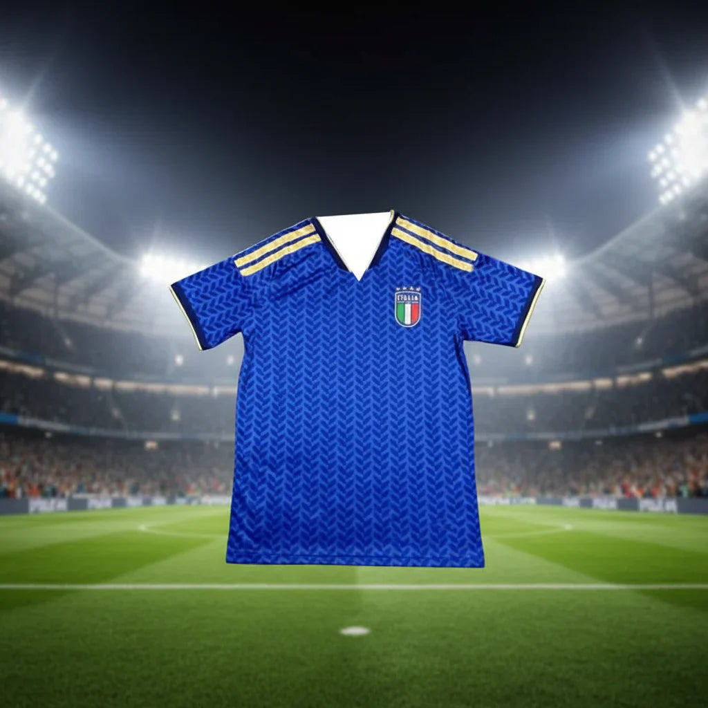 Italien Weltmeisterschaft Trikot 2026 Blaues Shirt Fußballtrikot