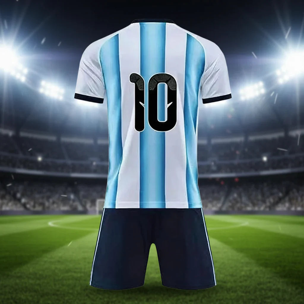 Argentinien Weltmeisterschaft Trikot 2026 Herren Atmungsaktiv Set