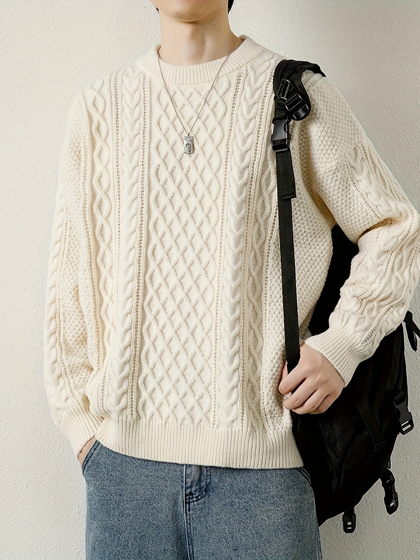 Hawthorne Kabelstrickpullover