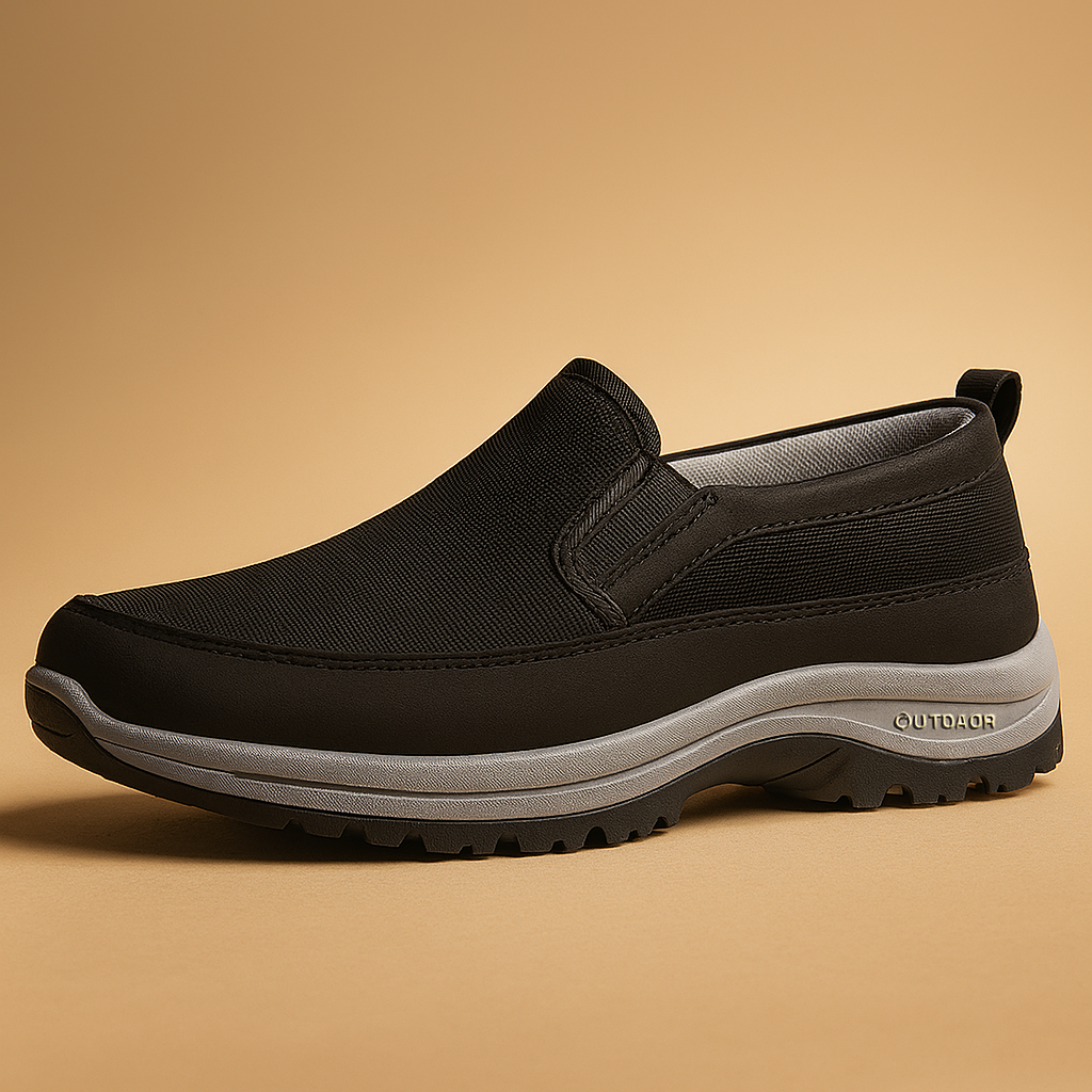 Herren Slip-On Atmungsaktive Walkingschuhe – Leicht und Unterstützung