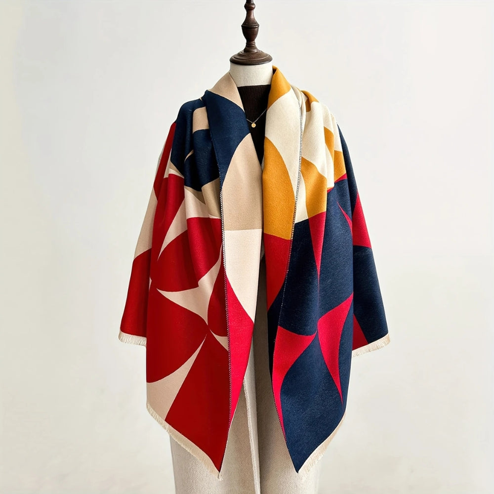 Damen Poncho | Moderner Winterschal | Lunessa