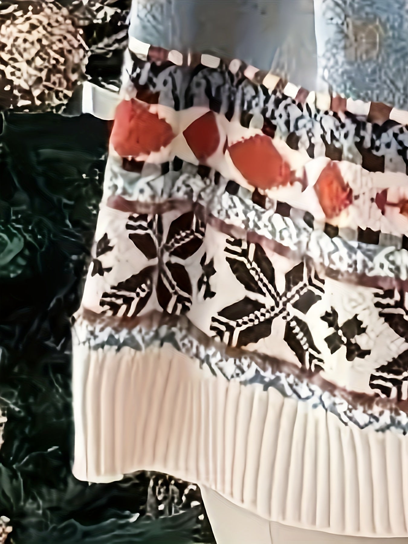 Damen Rentier Strickpullover | Gemütlicher Schnitt und festliches Winterdesign