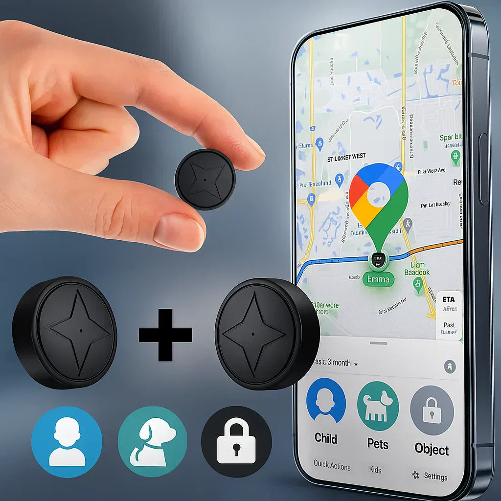 Diskreter GPS-Tracker mit Magnethalterung & Echtzeit-Ortung