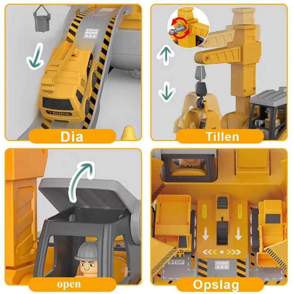 Bagger-Abenteuer | Pädagogisches Konstruktionsspielzeug für junge Ingenieure
