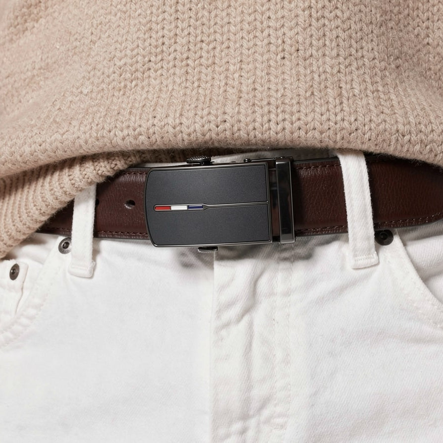 Herren Gürtel | Leder Gürtel ohne Löcher | GürtKraft