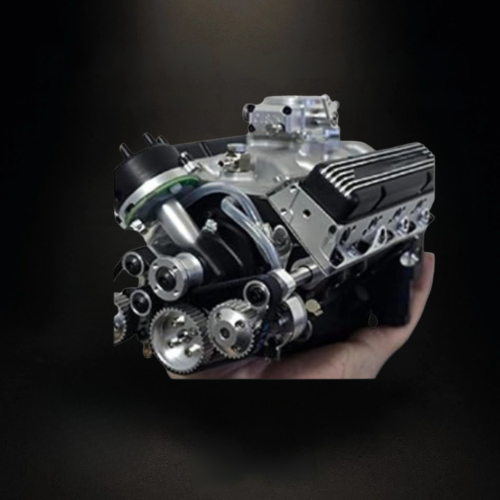 V8 Motor Modell Metall-Kit Funktion Mechanik Technologie