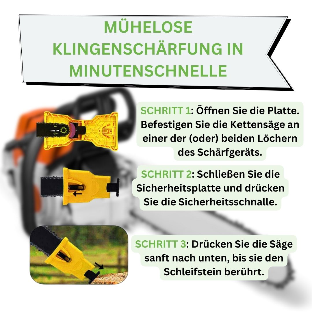 Kettenschärfer für Kettensägen | Kettensägen schärfen | Schärfewerkzeug