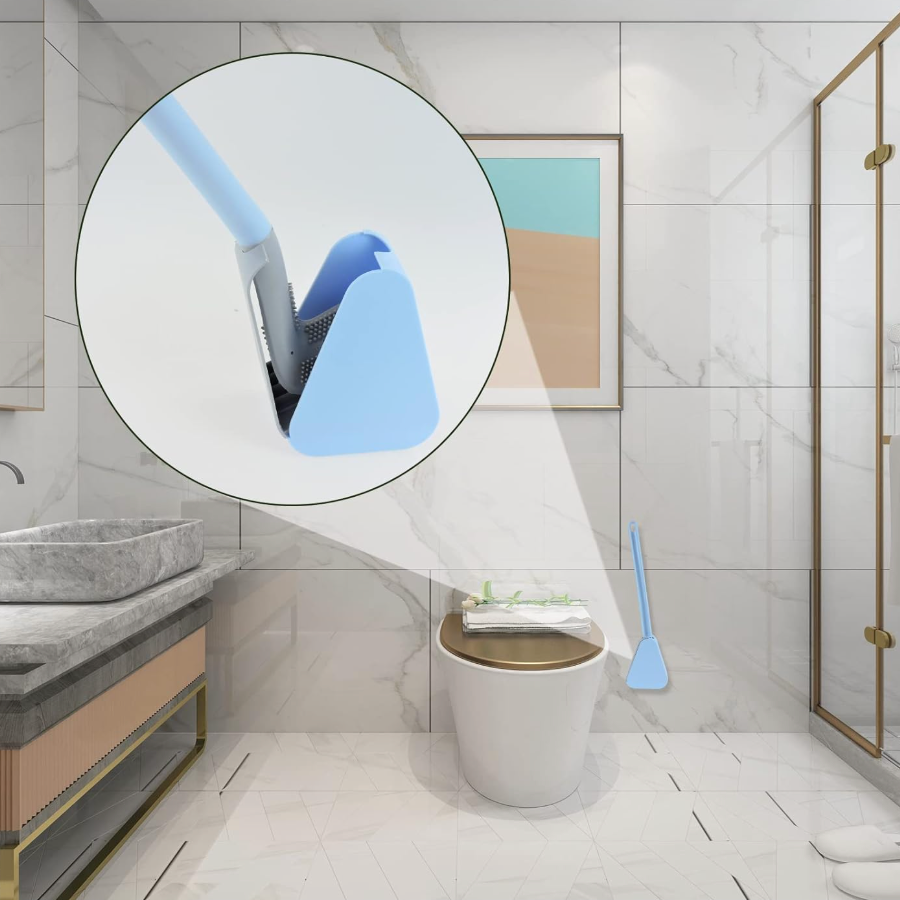 Silicon-Toilettenbürste | Toilettenbürste mit Halter | WC Bürste | Cleanova