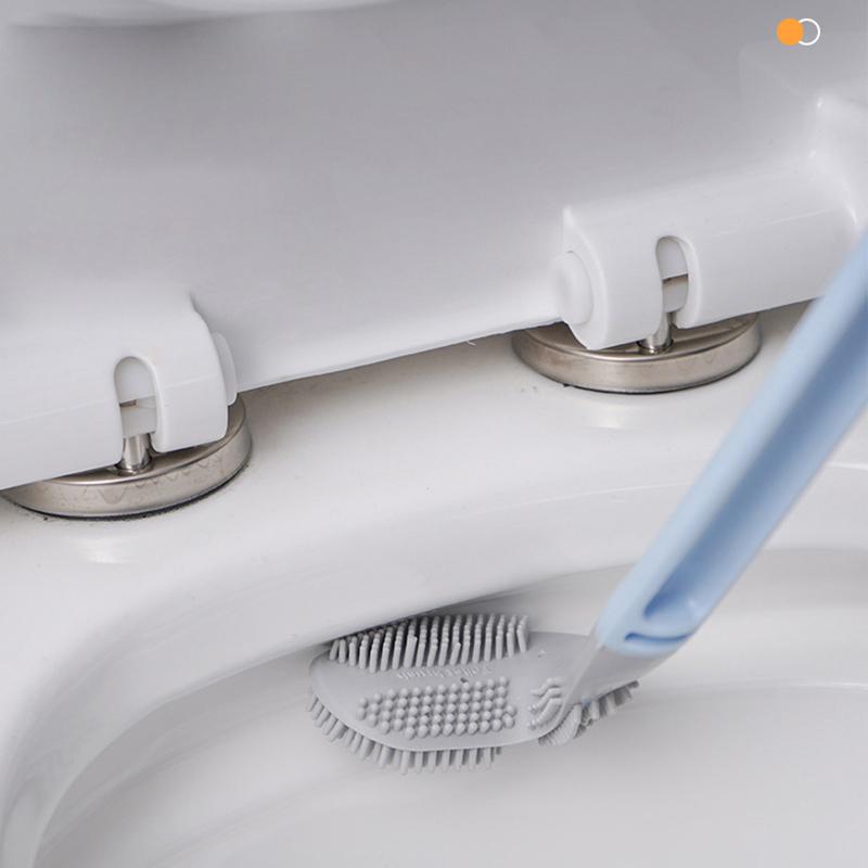 Silicon-Toilettenbürste | Toilettenbürste mit Halter | WC Bürste | Cleanova