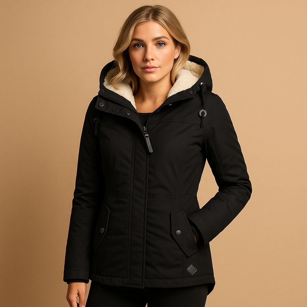 Damen langer Wintermantel – Elegantes und warmes Design