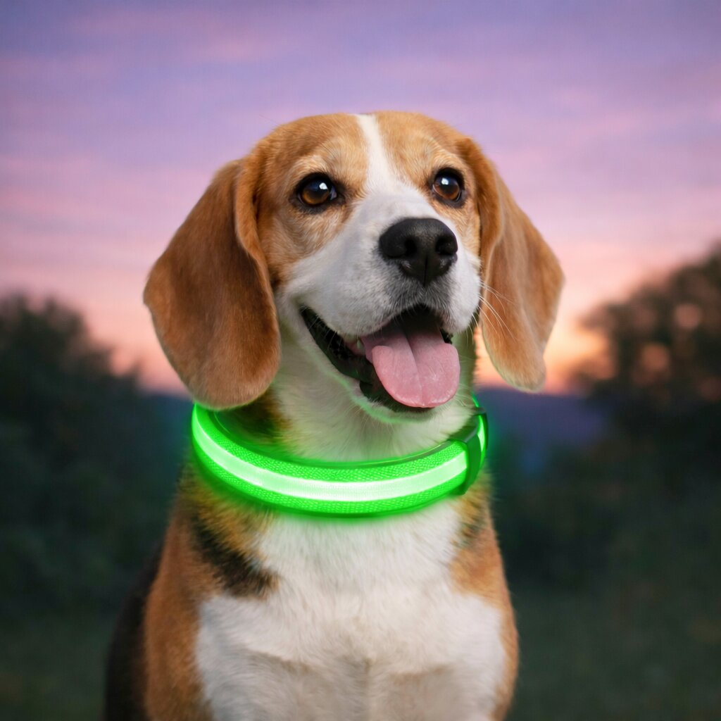 Glow-Halsband für Hunde | LED-Hundehalsband | GlowHund