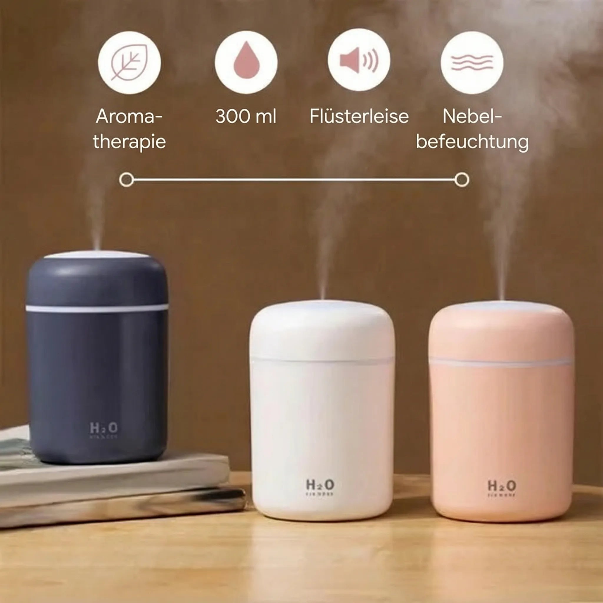 Luftbefeuchter | Aroma Diffuser | Befeuchter Diffuser | Nebelora