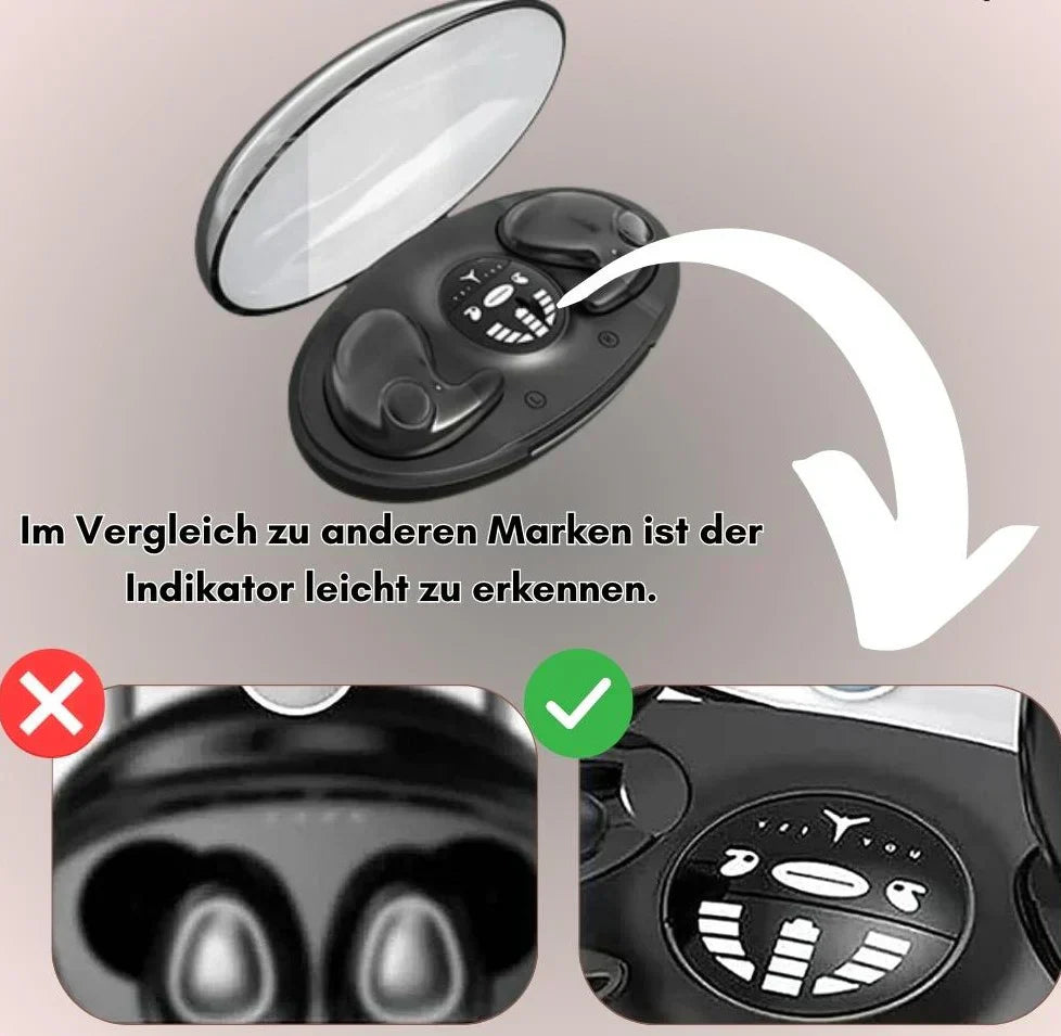 Ohrstöpsel für Schlaf und den Alltag | Ultra-schlanke Bluetooth-Kopfhörer | Schlafkopfhörer | DreamBuds