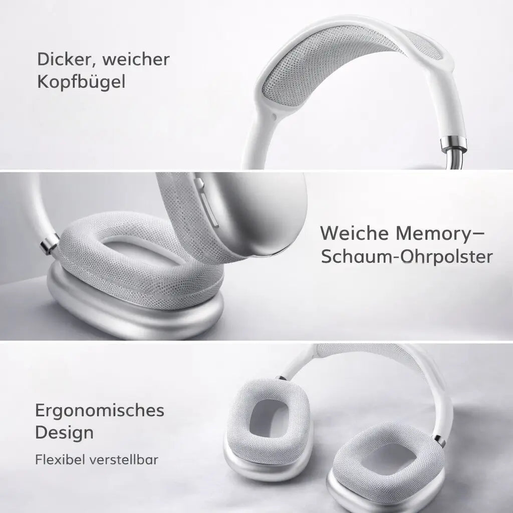 Over-Ear Noise Cancelling Kopfhörer mit Bluetooth & Geräuschunterdrückung (ANC) | Audilux