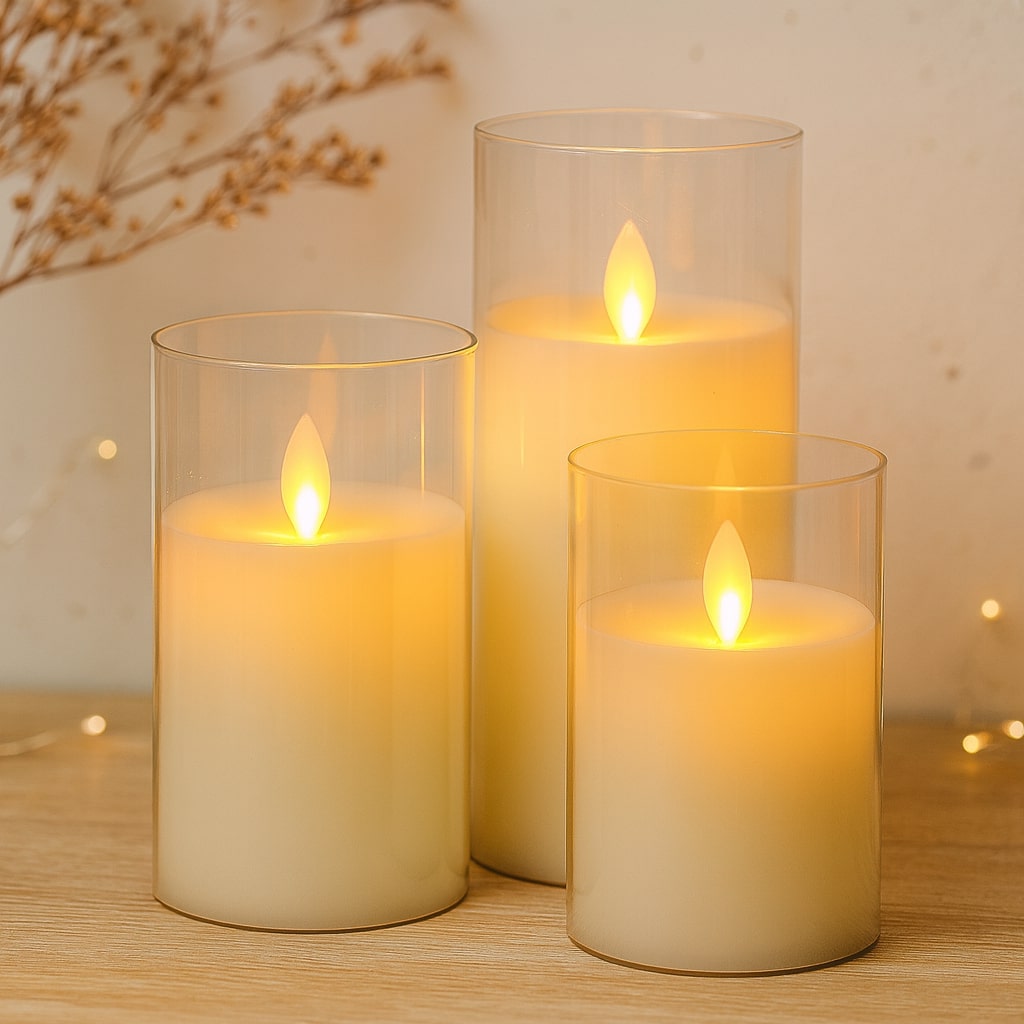 LED-Kerzen mit Fernbedienung & Timer | LED-Kerzen-Set | ScheinLicht