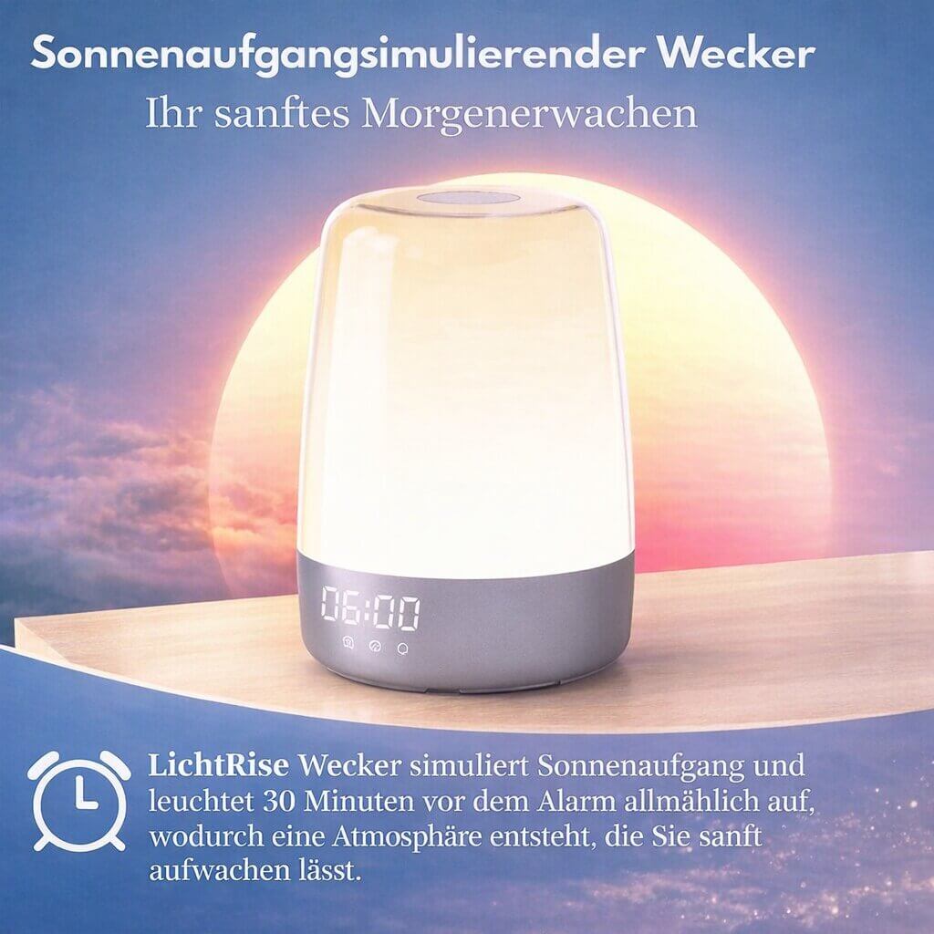 Tageslicht-Wecker | Tageslichtlampe | Wecklicht | LightRise